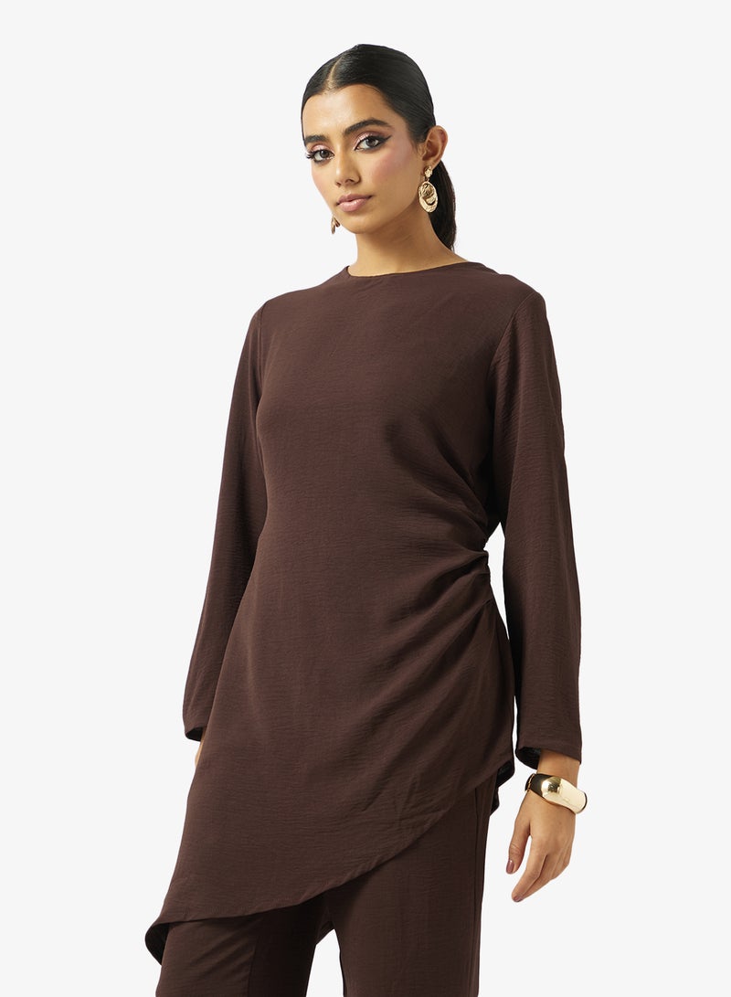 Khizana Asymmetric Tunic & Pant Set - Image 3